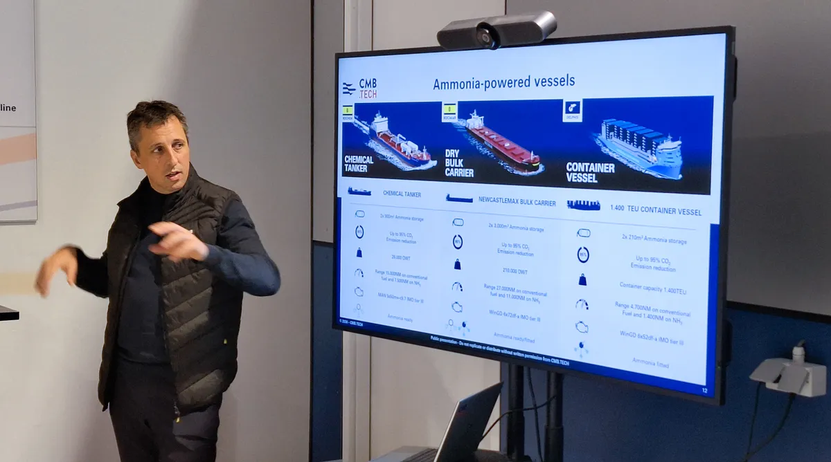 Laevanduskontserni CMB.tech tehnoloogiajuht Roy Campe.