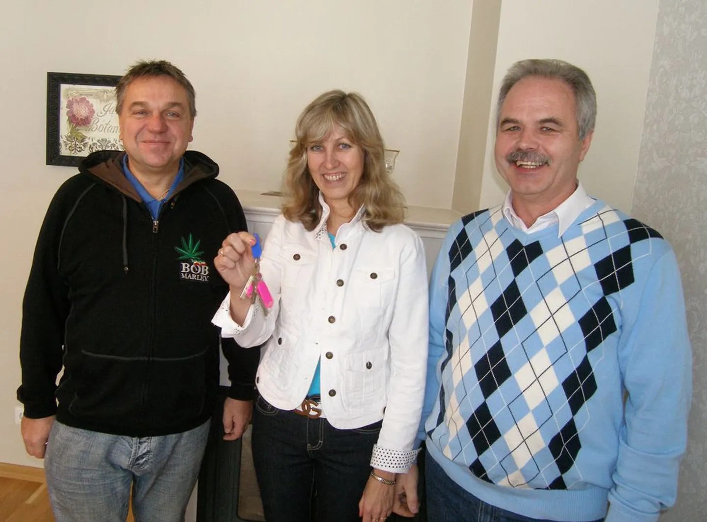 Star FM majavõitja Merike abikaasaga ja Allan