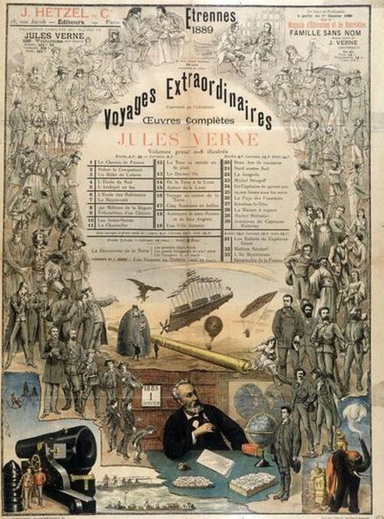 Jules Verne'i teoste reklaam 19. sajandist / wikipedia.org