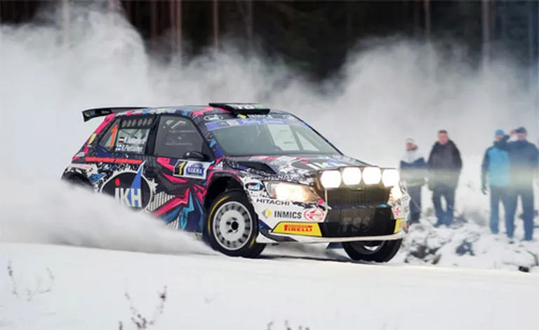 Kalle Rovanpera rallijā Sarma 2017