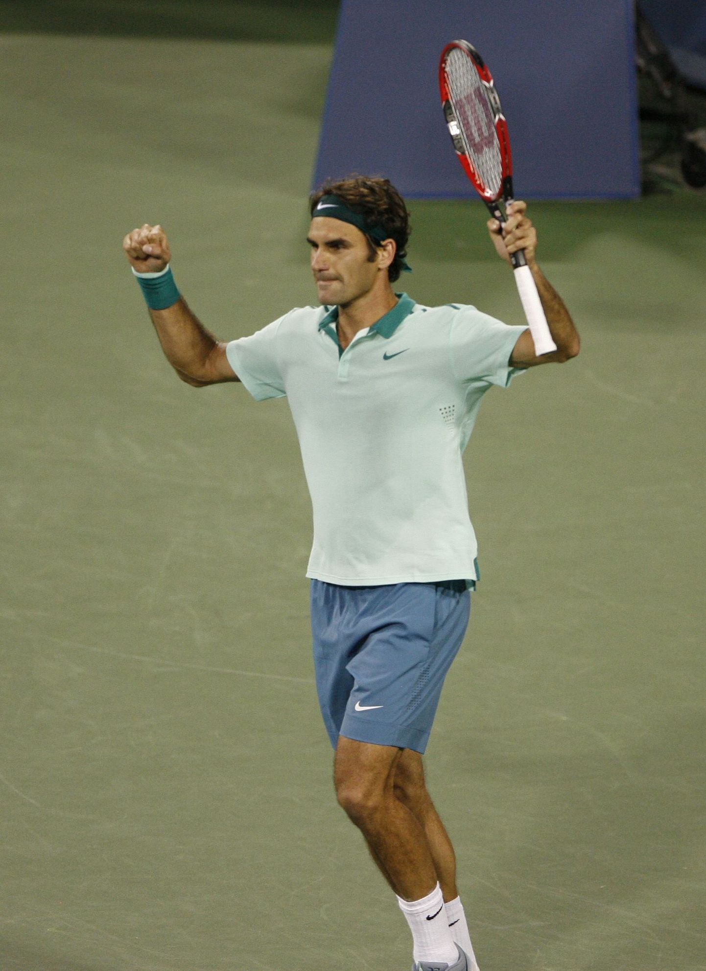 Roger Federer pärast Andy Murray alistamist.