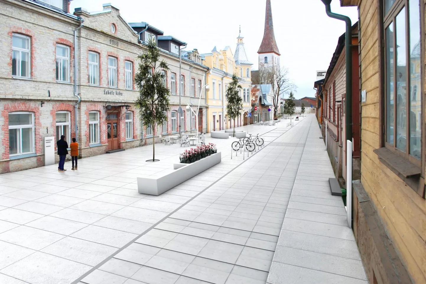 Hea avalik ruum ehk selline näeb peagi välja Rakvere peatänav