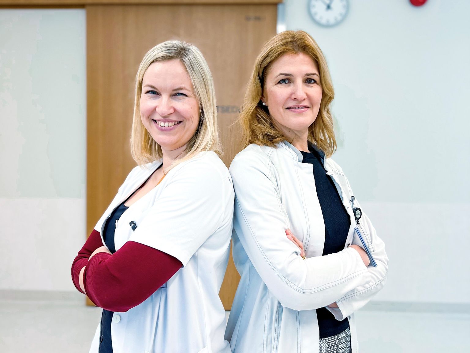 Dr Ele Hanson ja arst-õppejõud Eva-Liina Süüden.