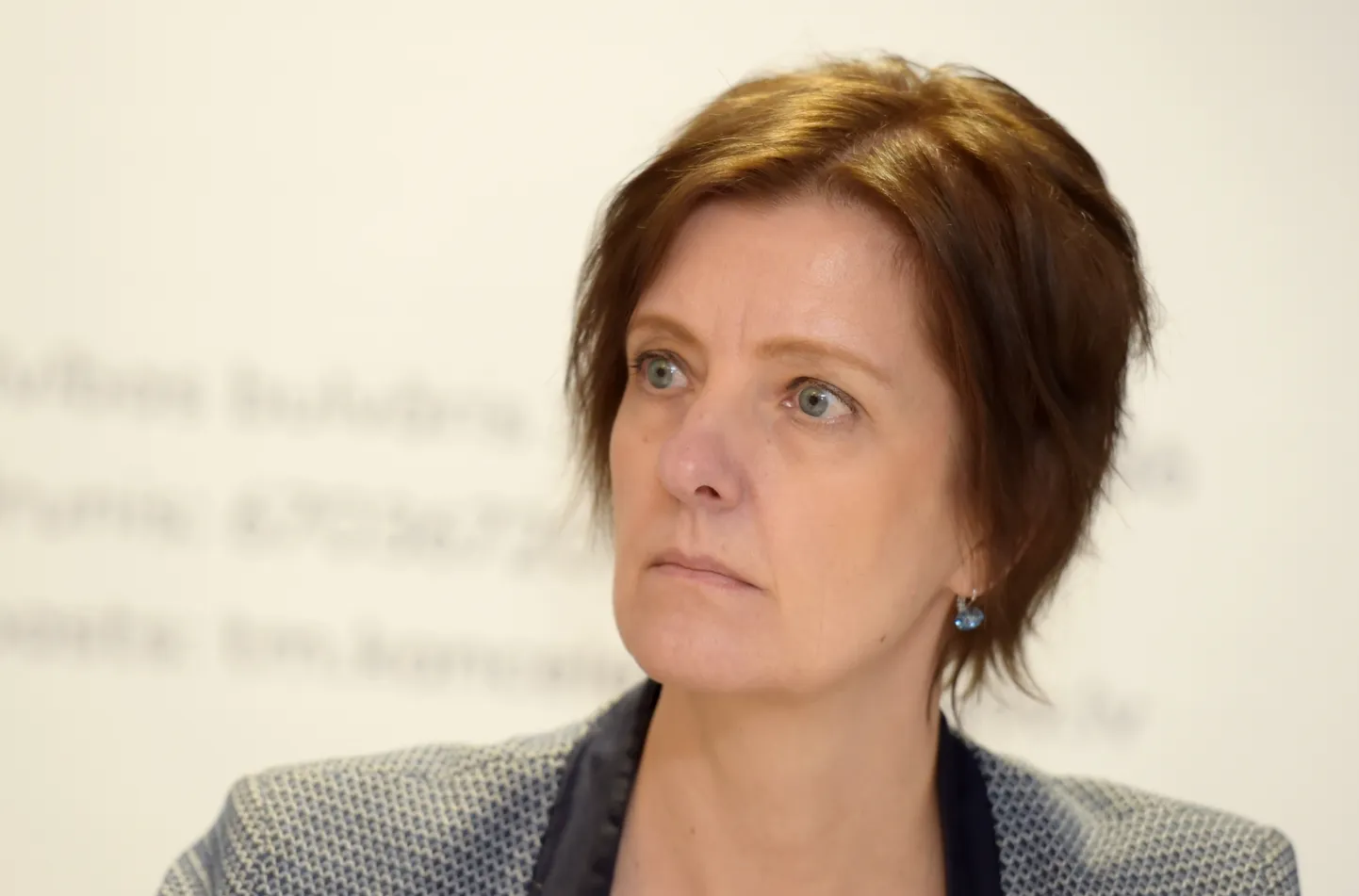 Tieslietu ministrijas valsts sekretāra vietniece tiesību politikas jautājumos Laila Medina piedalās preses konferencē, kurā informē par Latvijas maksātnespējas regulējuma novērtējumu.