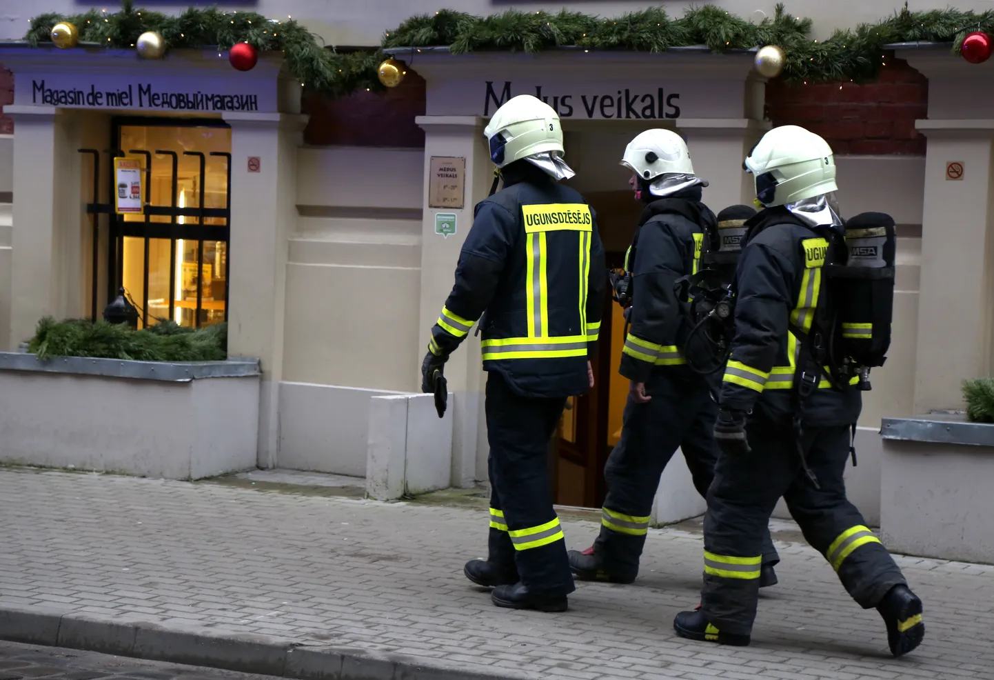 Läti tuletõrjujad. Foto on illustreeriv.