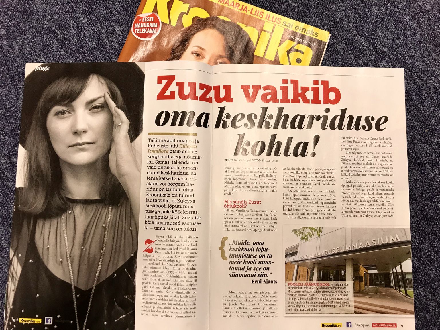 Züleyxa Izmailova intervjuu Kroonikas