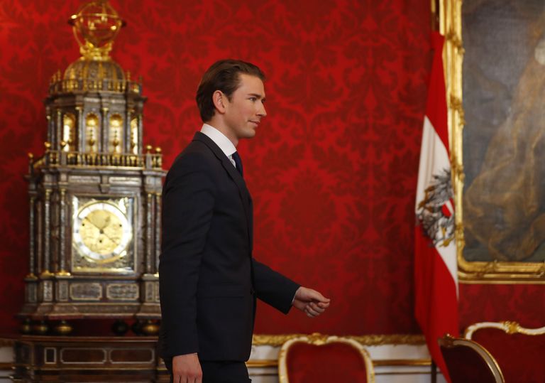 Austria järgmine kantsler Sebastian Kurz kohtus eile presidendiga. Foto: LEONHARD FOEGER/REUTERS/SCANPIX