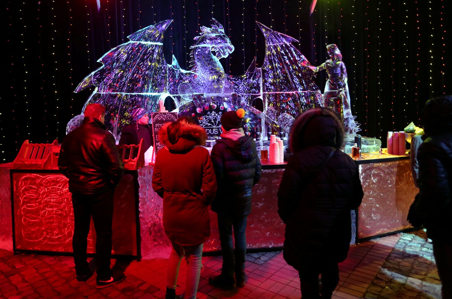 Starptautiskais Ledus skulptūru festivāls Jelgavā.