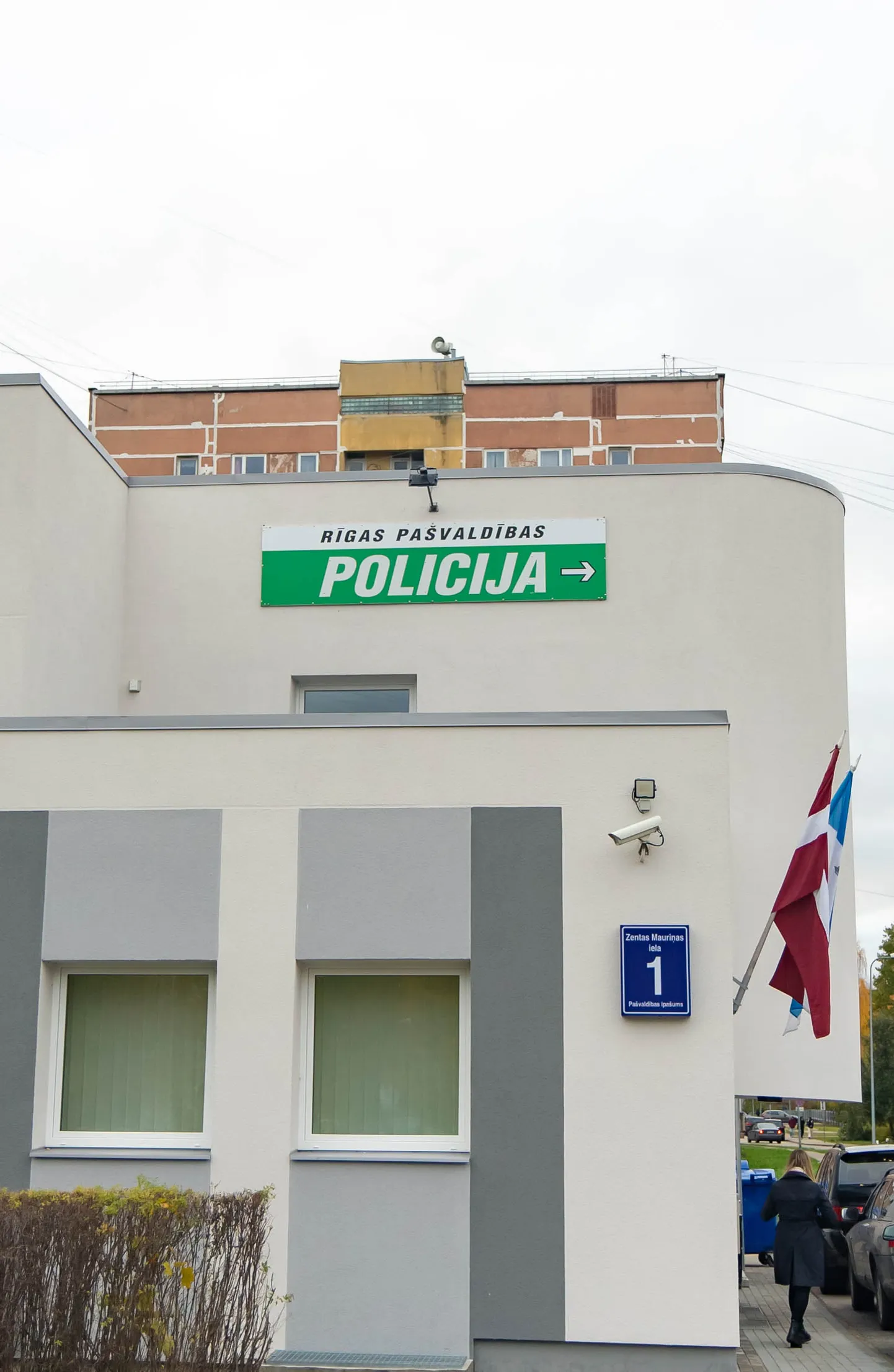 Foto: Atjaunota Rīgas pašvaldības policijas Vidzemes pārvaldes ēka