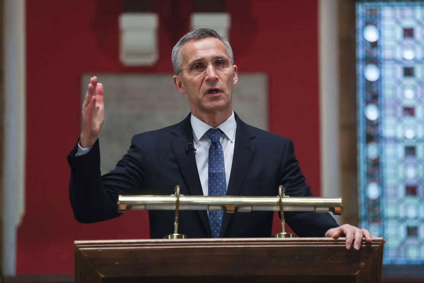 Jens Stoltenberg pidas Oxfordis kõne.