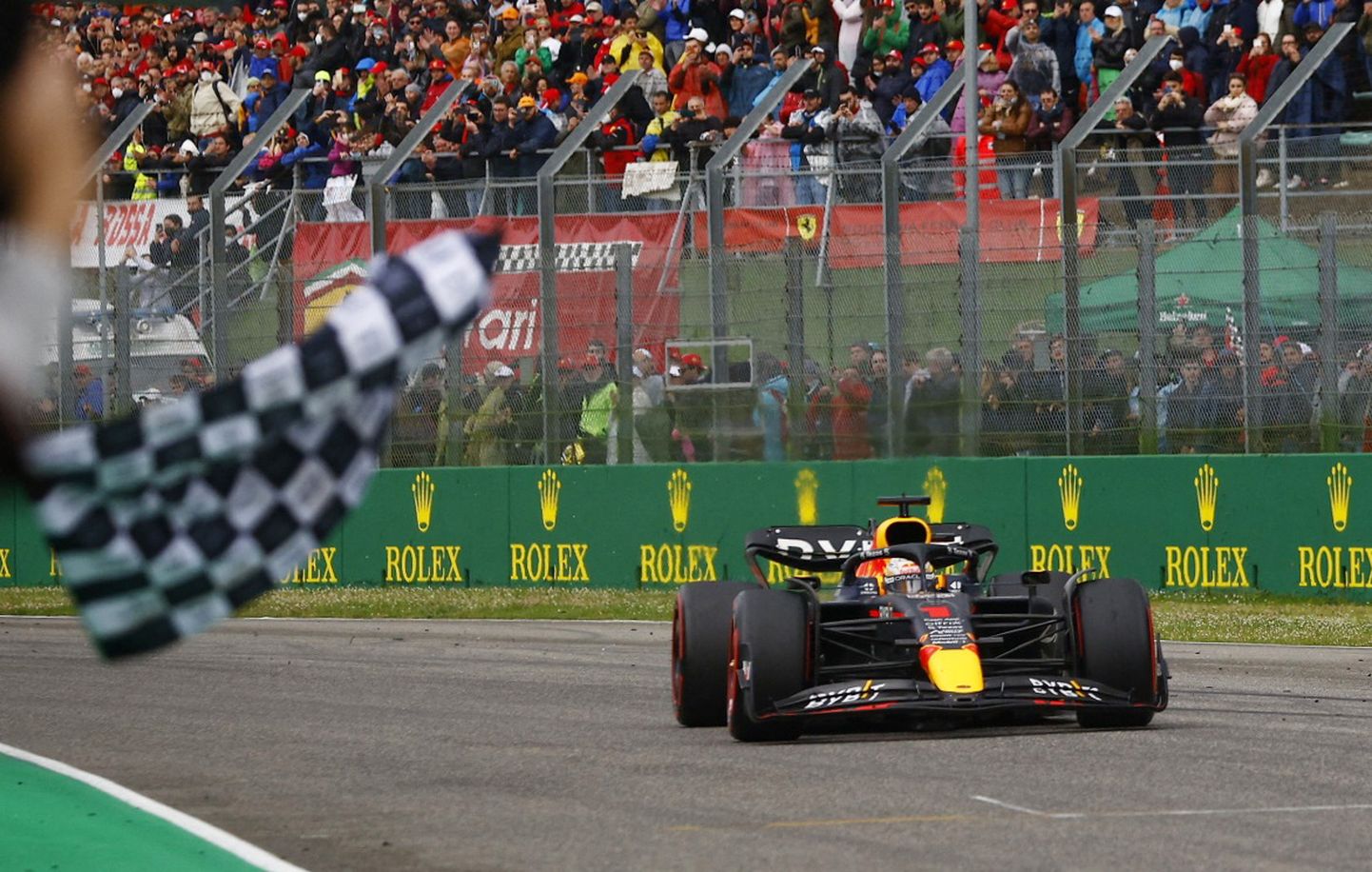 Max Verstappen võitis Imola ringrajal sõidetud Emilia Romagna Grand Prixi.