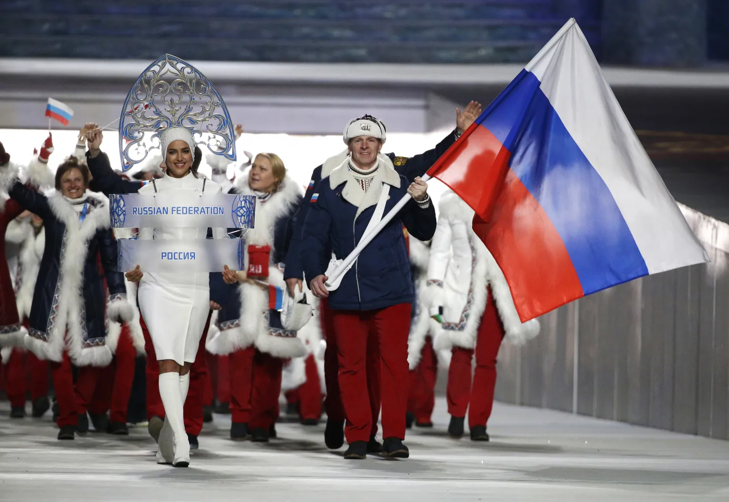 Открытие Олимпийских игр в Сочи (2014 год).