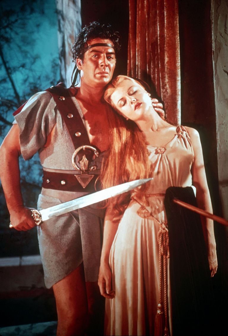 Angela Lansbury ja Victor Mature 1949. aasta filmis «Samson ja Delilah»
