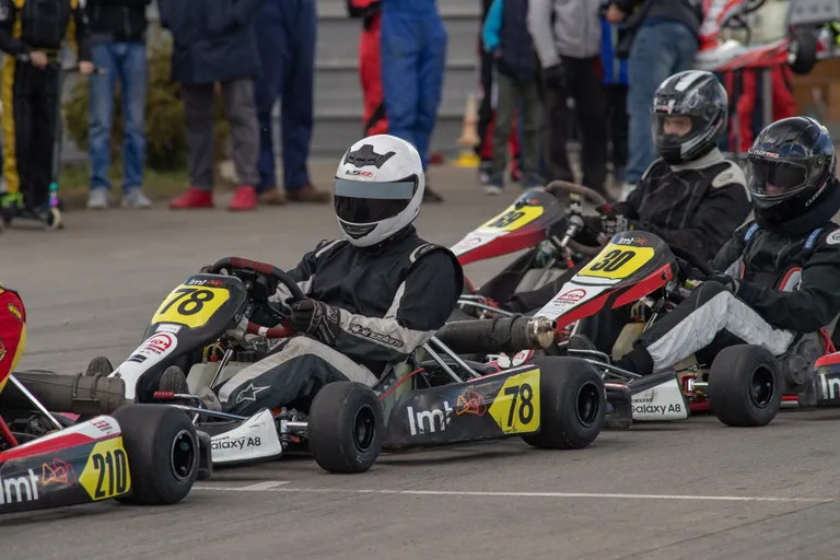 Kartingu sezonas noslēguma sacensības Rullīša trasē Jelgavā