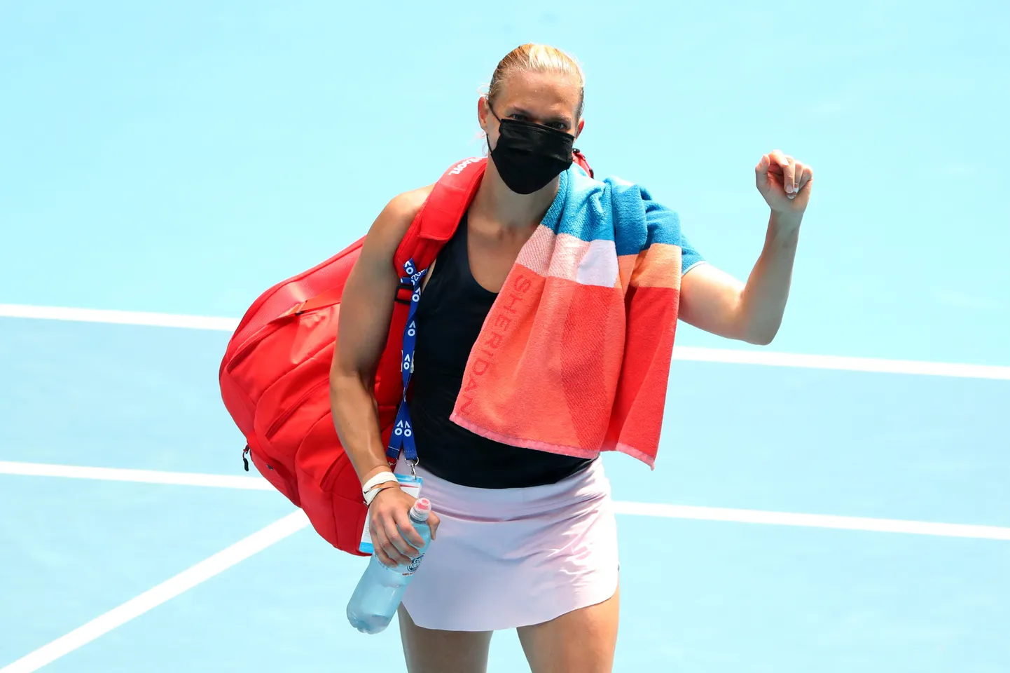 Kaia Kanepi Austraalia lahtistel.