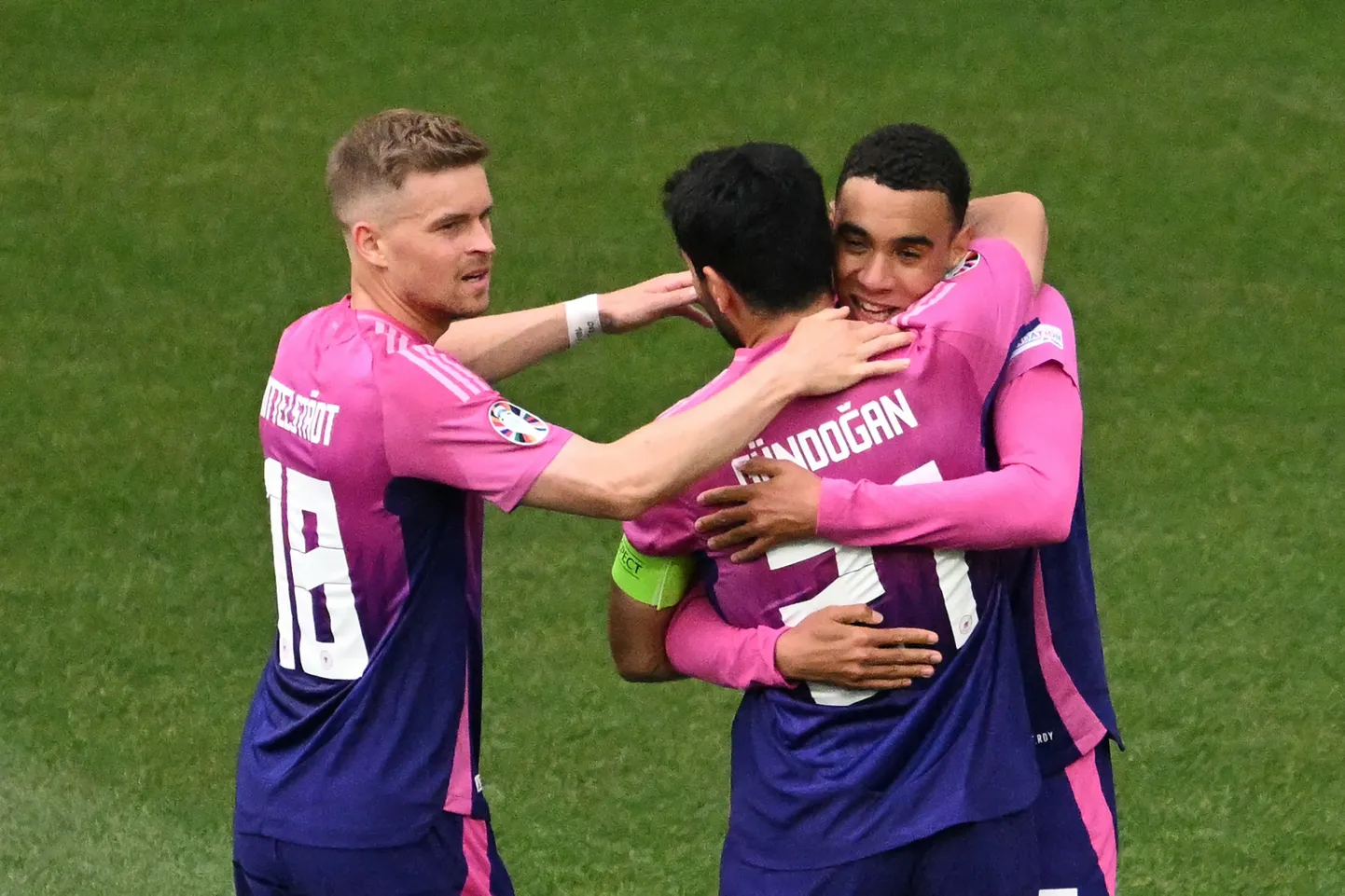 Jamal Musiala ja Ilkay Gündogan (paremal) on hoolitsenud Saksamaa väravate eest.