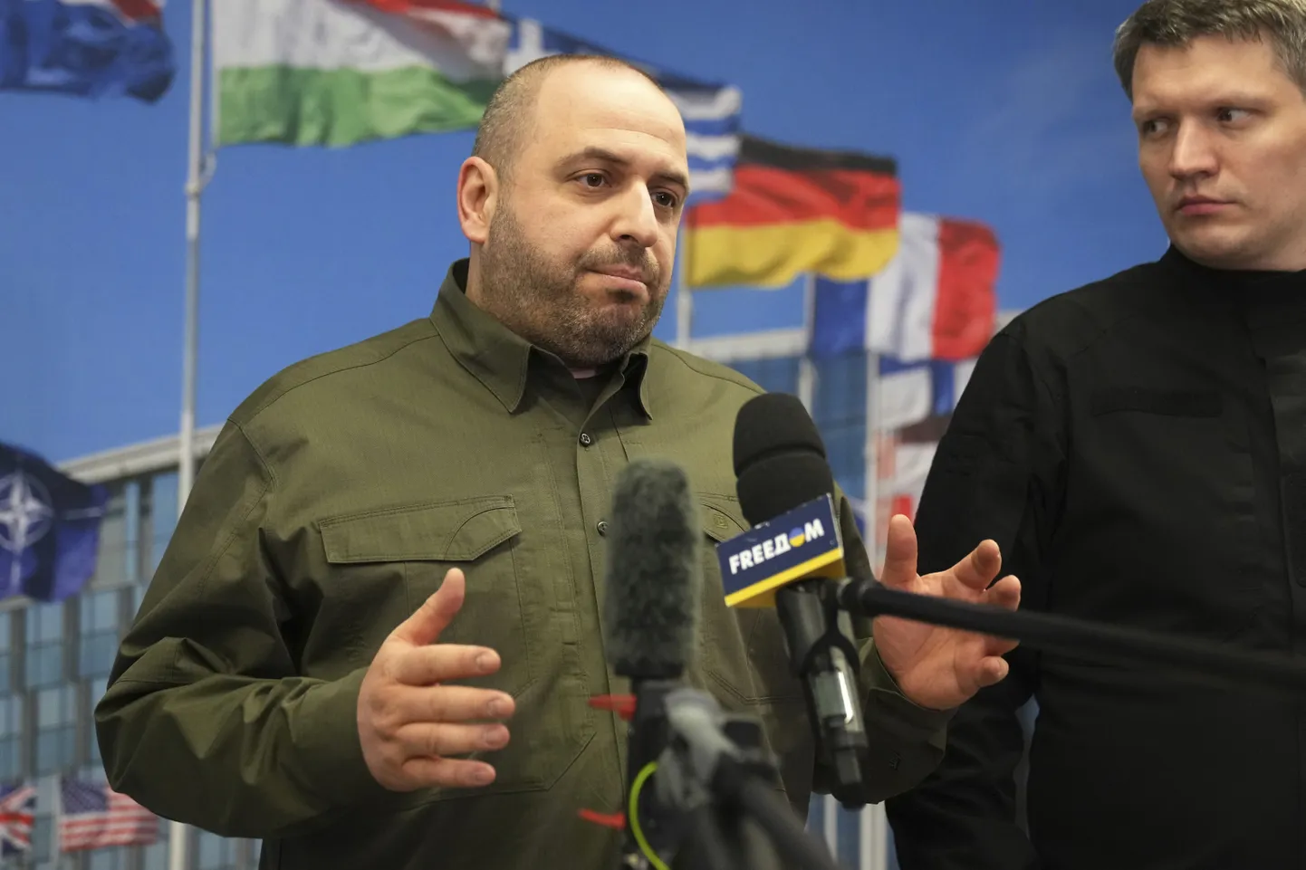Ukraina kaitseminister Rustem Umerov Brüsselis.