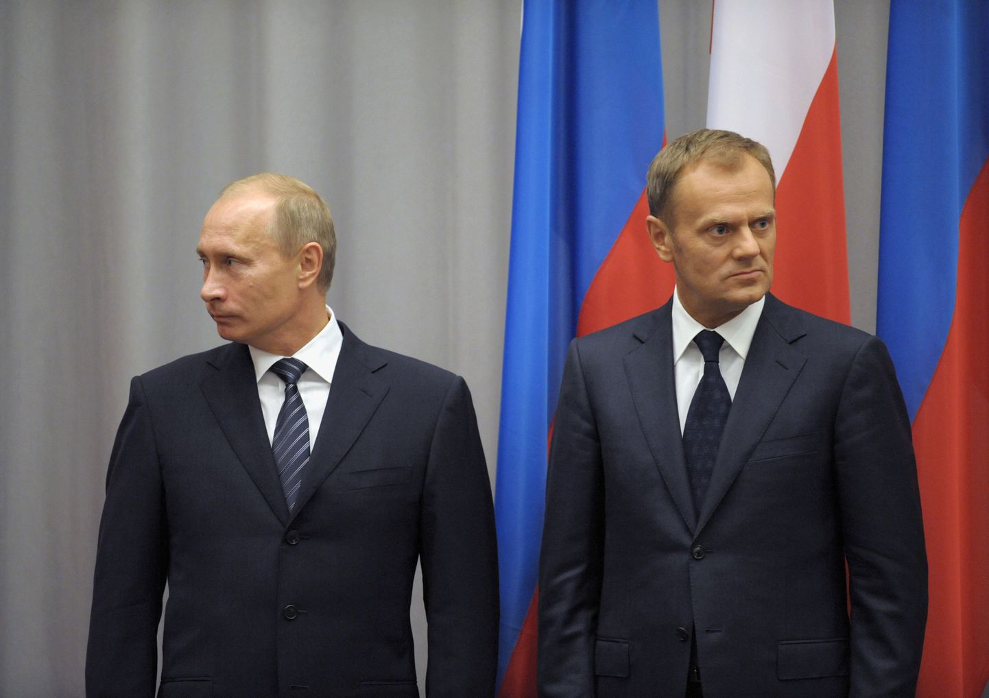 Путин и Туск.