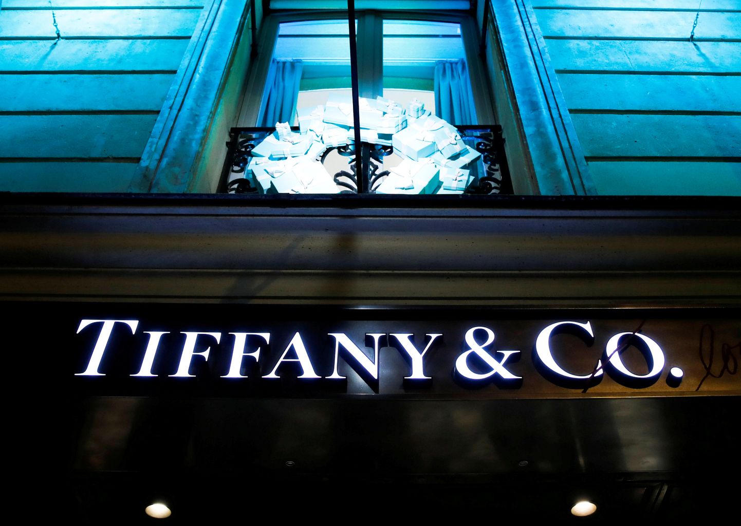 A Tiffany & Co. logo Prantsusmaal.