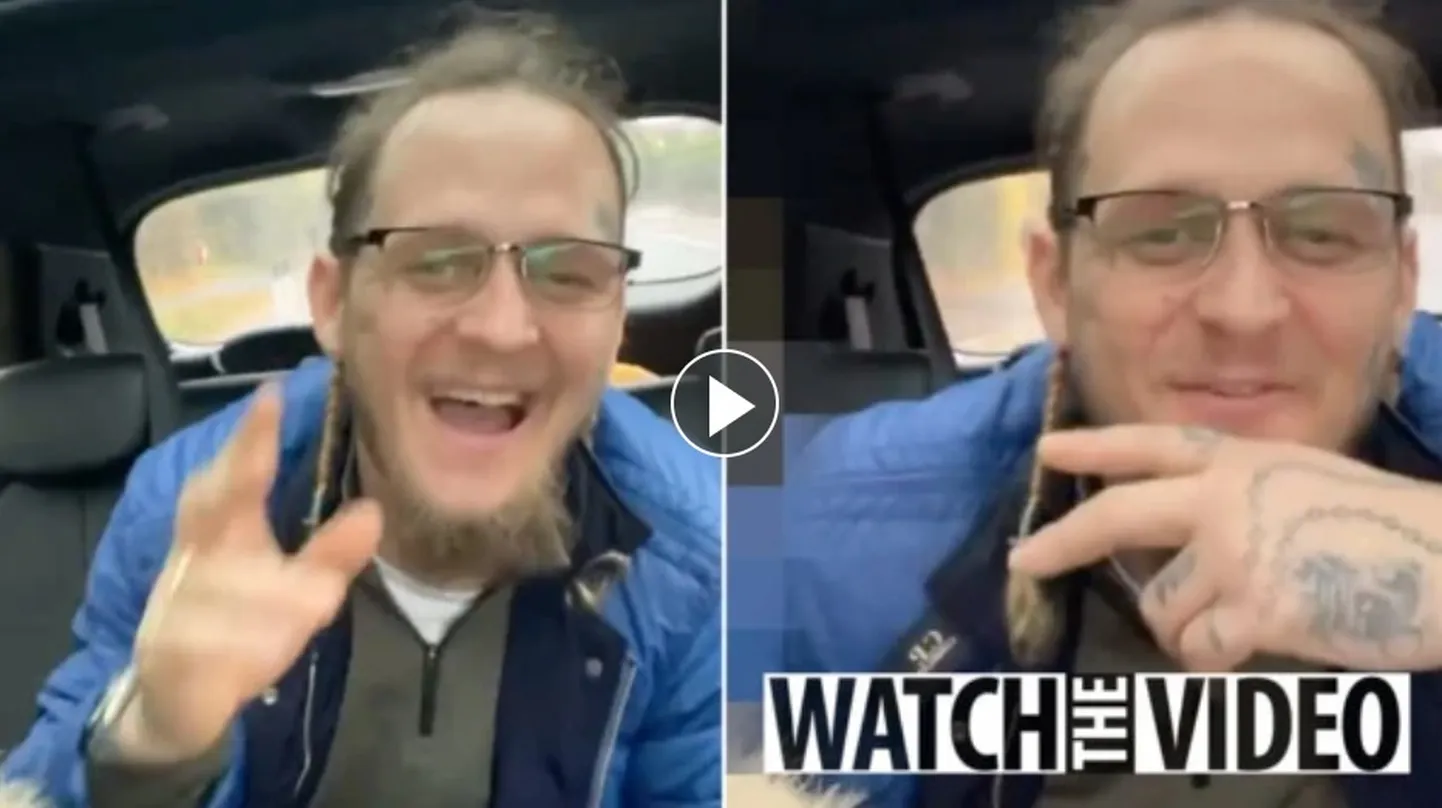 Kuvatõmmis väljaande The Sun videost.