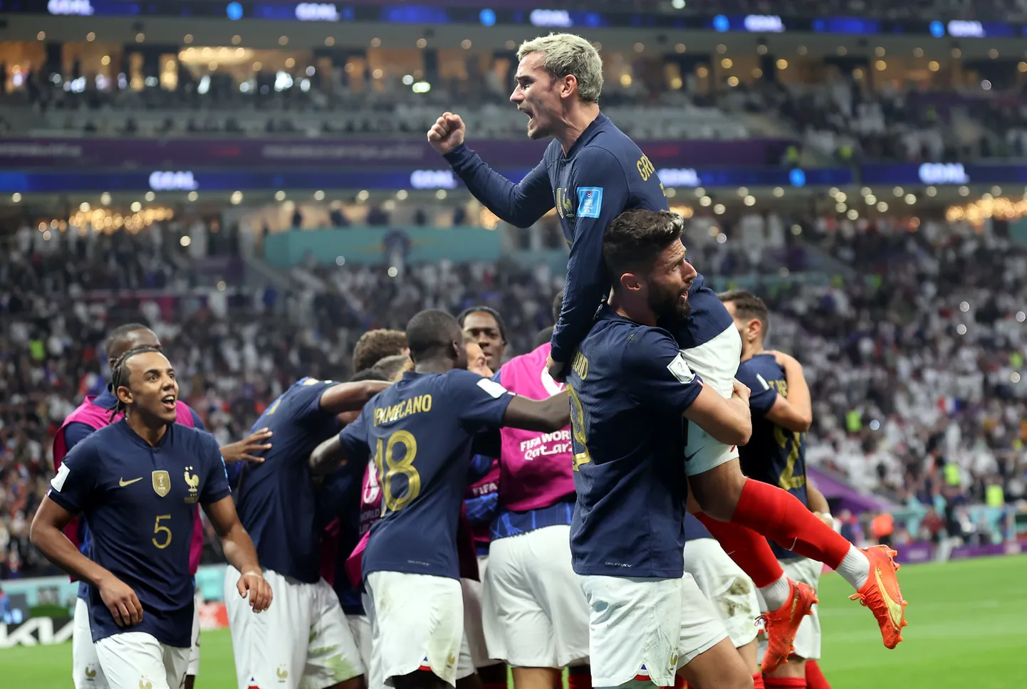 Francijas izlases futbolisti.