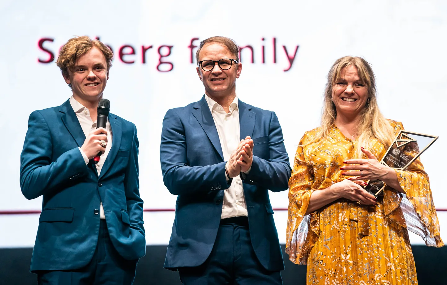 Olivers, Peters un Pernilla Solbergi
