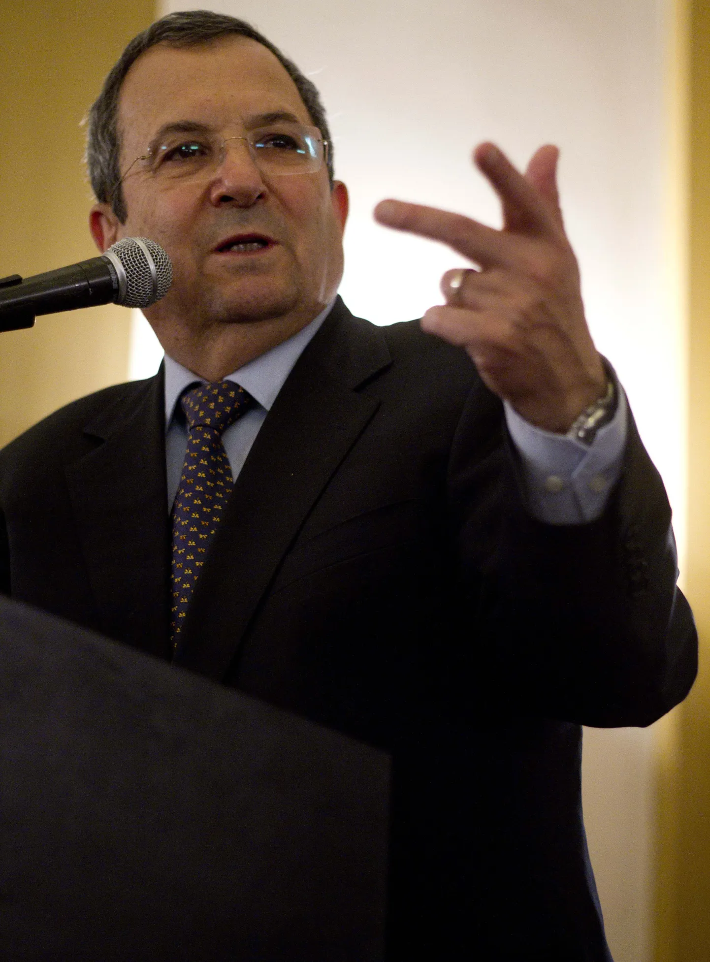 Iisraeli kaitseminister Ehud Barak