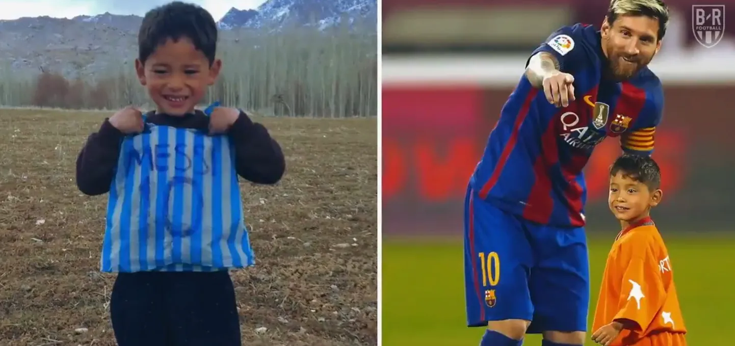 «Kilekotipoiss», väike Messi - Murtaza Ahmadi.