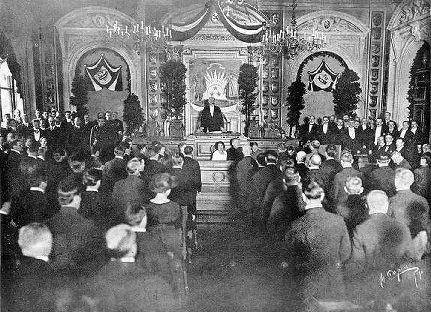 Открытие Учредительного собрания Латвии 1 мая 1920 года