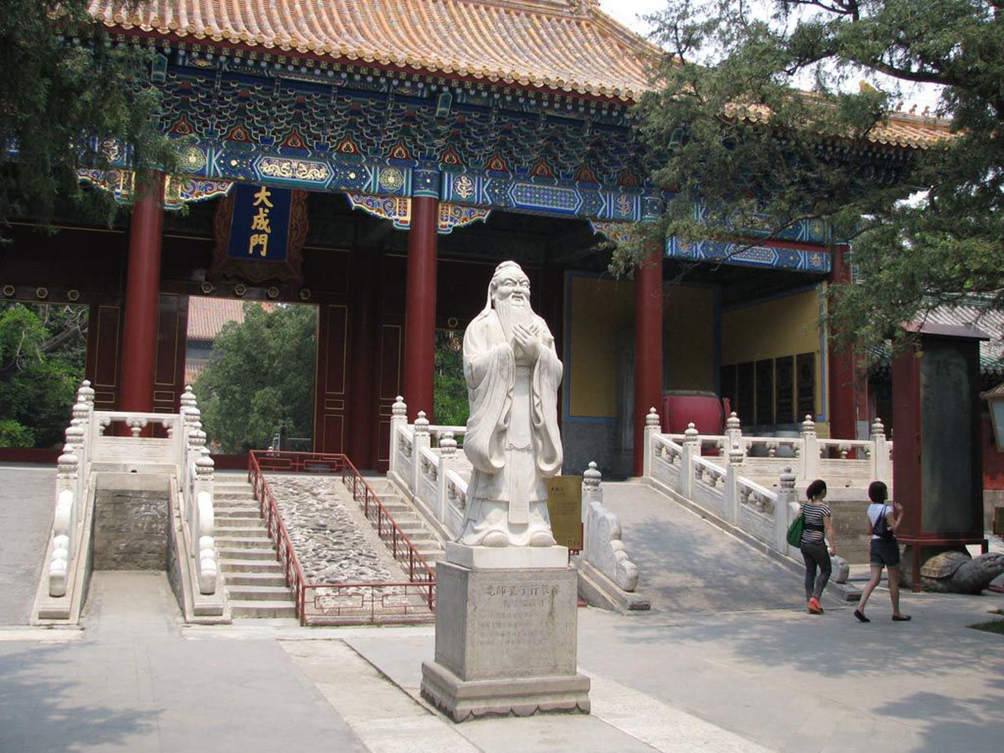Kong Fuzi templi välisvaade.