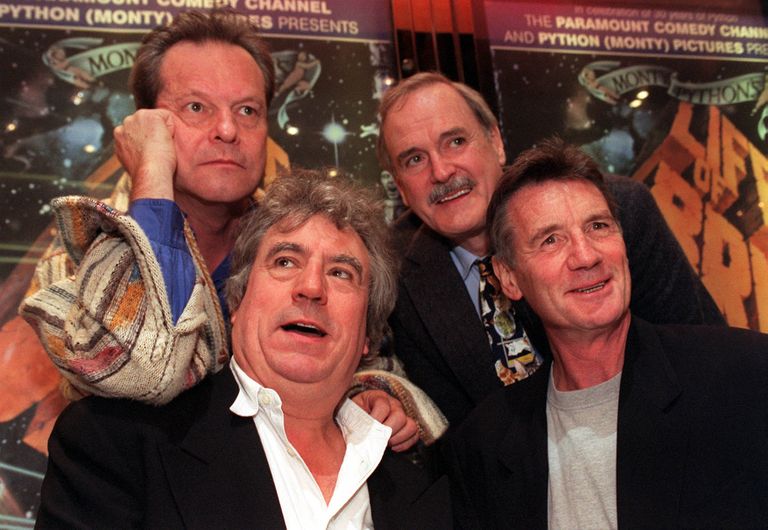 Monty Pythoni staarid (vasakult): Terry Gilliam, Terry Jones, John Cleese ja Michael Palin.