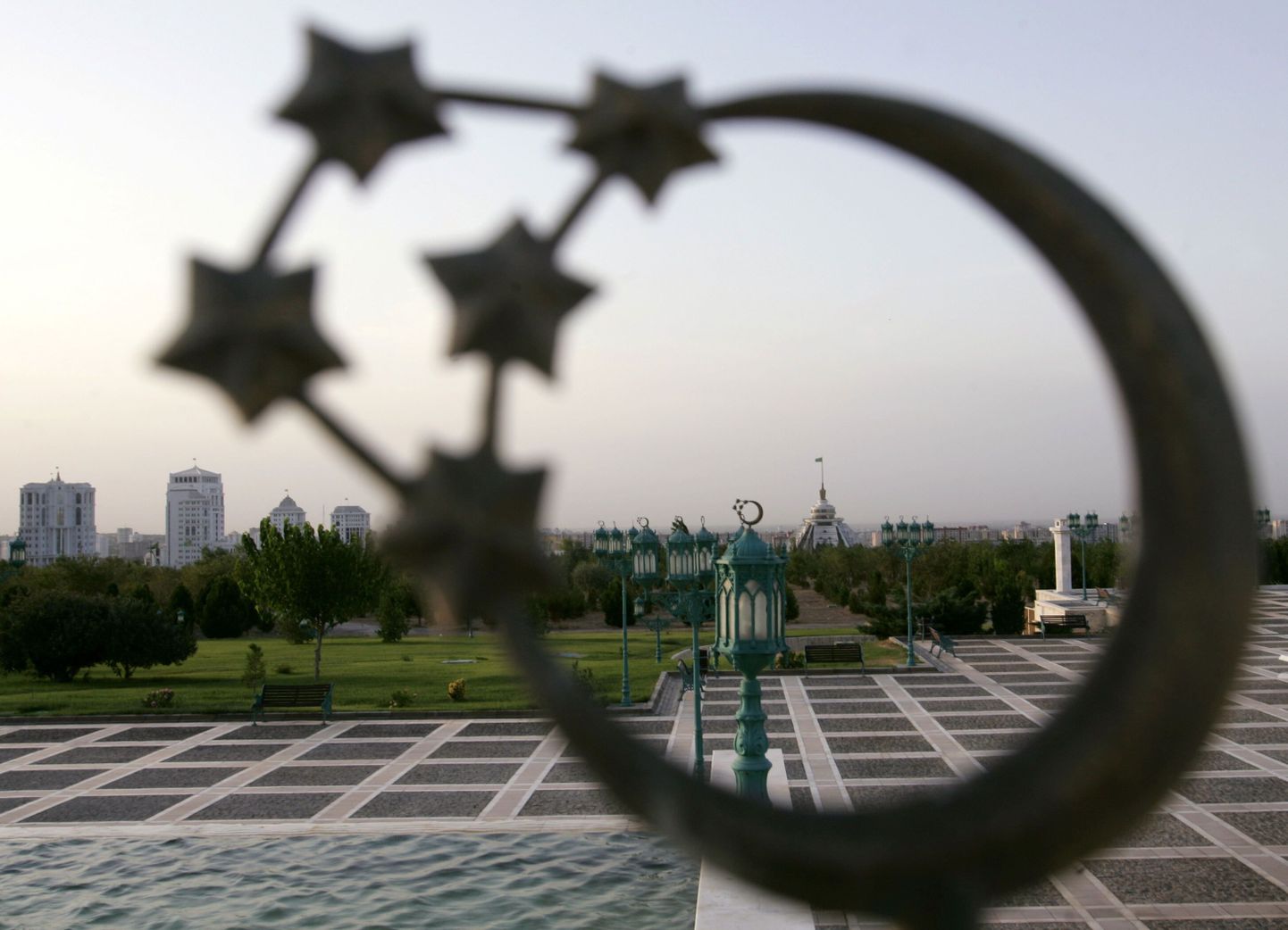 Vaade Türkmenistani pealinnale Aşgabatile.
