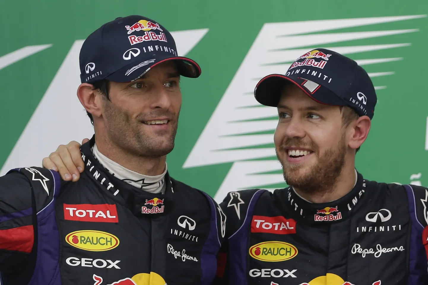 Mark Webber (vasakul) ja Sebastian Vettel.