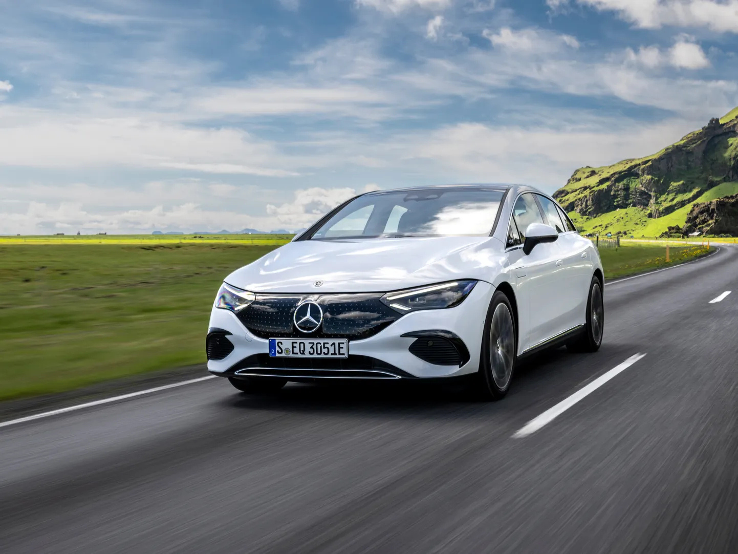 Mercedes-Benzi EQE elektriline sedaan.