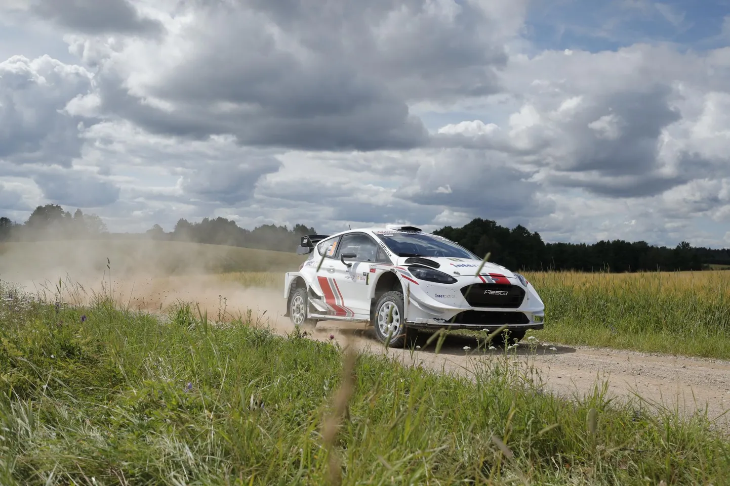 Markko Märtin ja Kristo Kraag Rally Estonia testikatsel.
