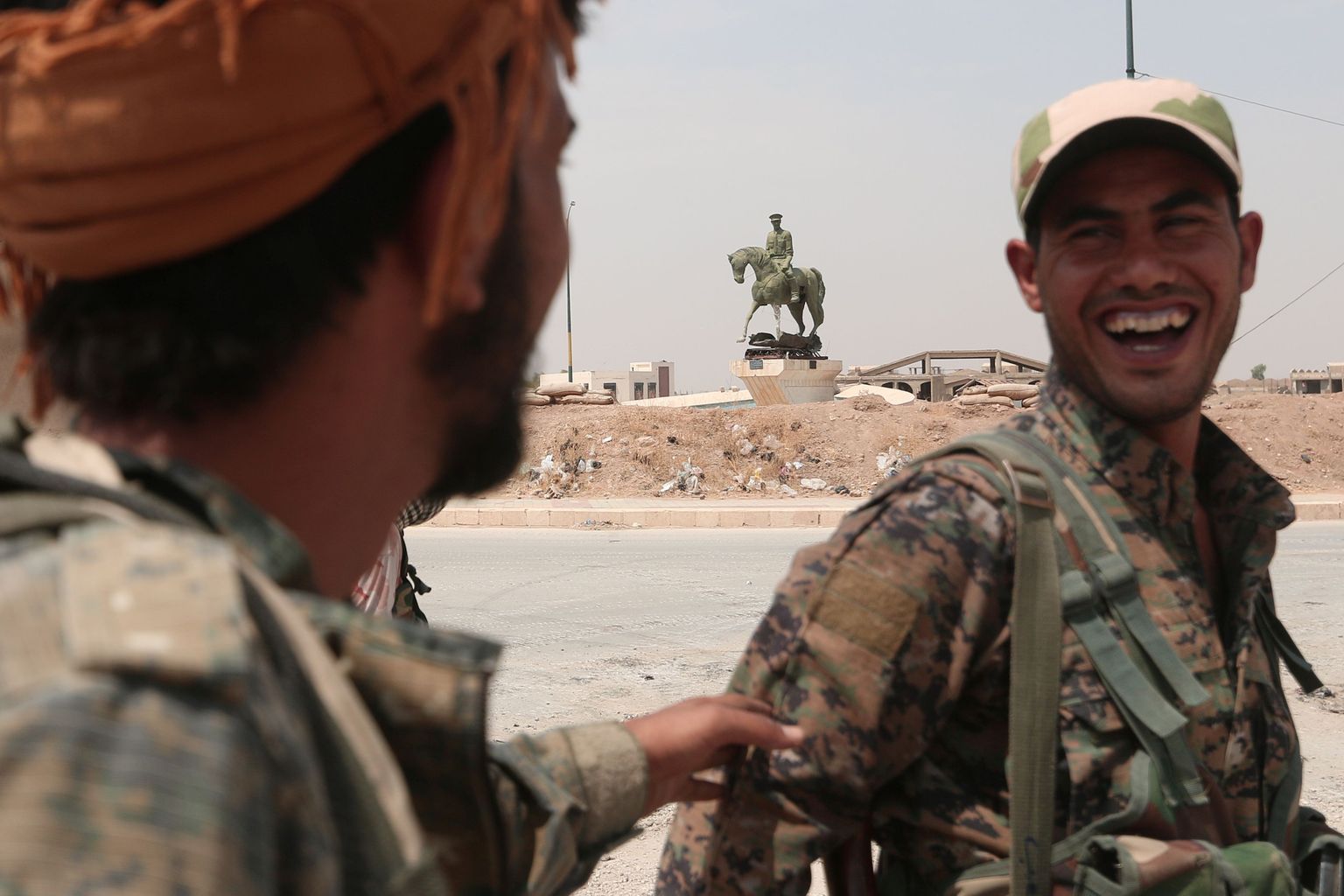 YPG võitlejad augustikuus Hasakas.