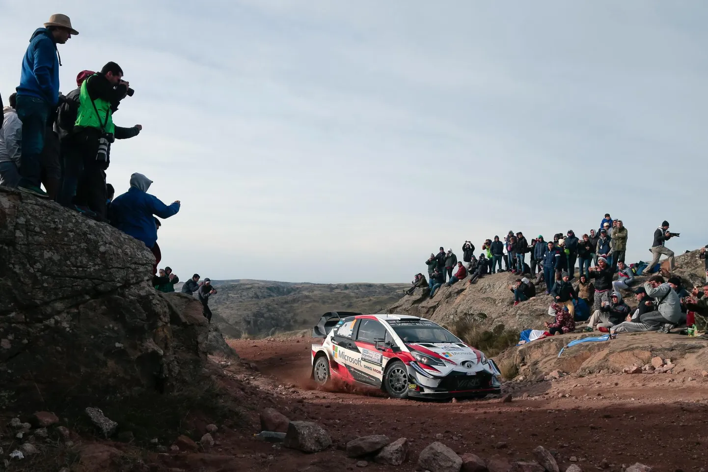 Ott Tänak ja Martin Järveoja teenisid 2018. aastal Argentinas Toyotaga esimese võidu.