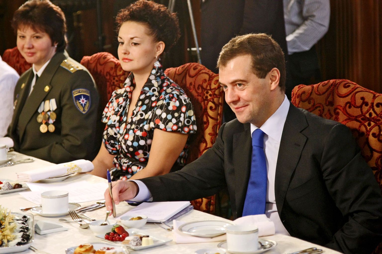 Елена Серова и Дмитрий Медведев