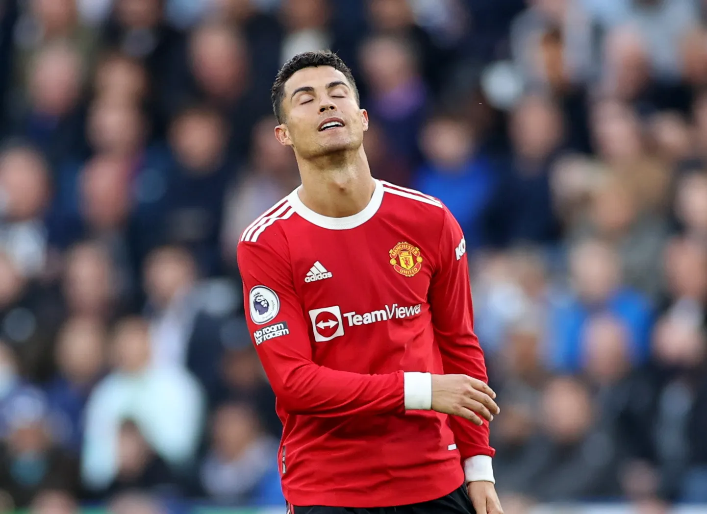 Cristiano Ronaldo jäi täna kuivale ja ei suutnud Unitedit kaotusest päästa.