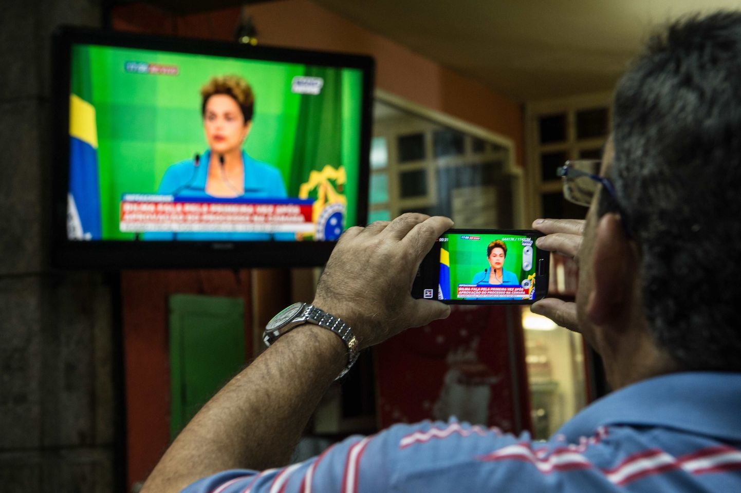 Brasiilia president Dilma Rousseff pöördus teisipäeval televisoonis rahva poole.