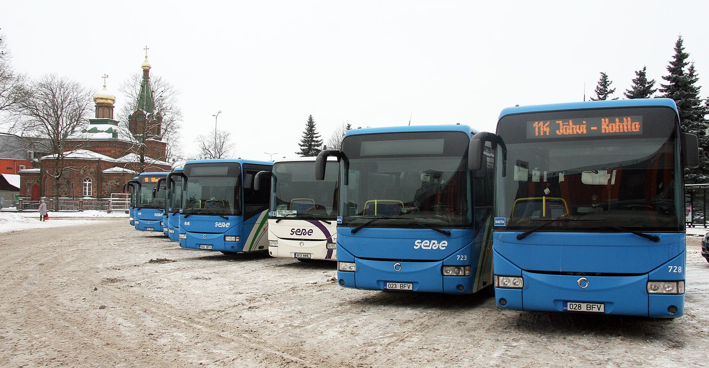 Sebe Ida-Virumaa bussijuhid nõuavad sarnaselt ametivendadega kogu Eestis oma töö väärtustamist.