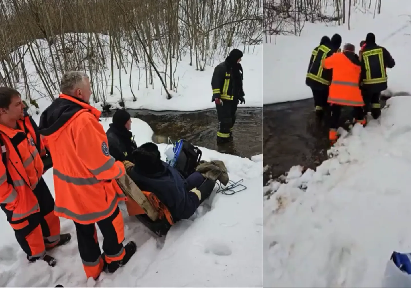 "Brikšņus un upīti izbridām." NMPD dalās ar varonīgu stāstu par palīdzības sniegšanu sirmgalvim Latgalē