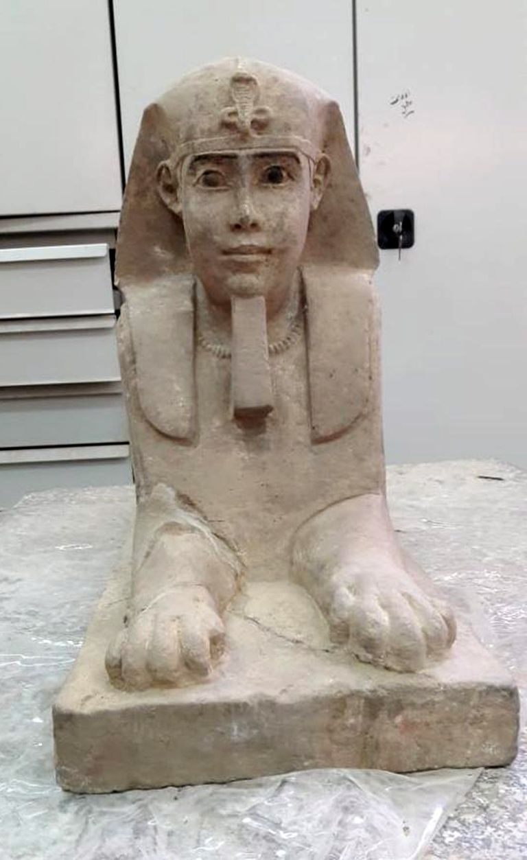Egiptusest Kom Ombo templist leitud sfinks