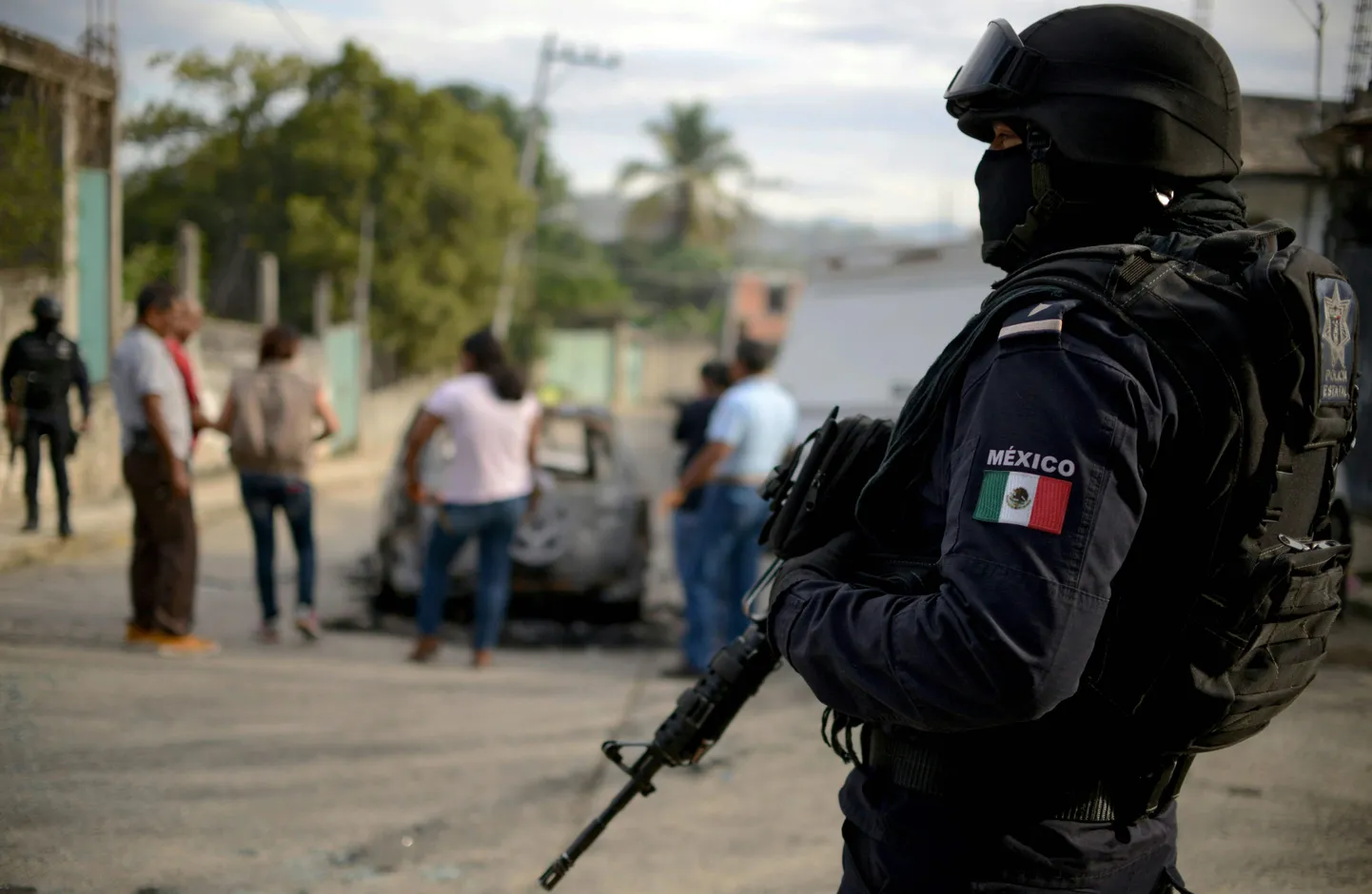 Mehhiko politseinik.