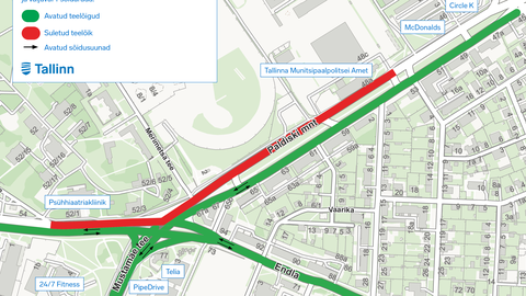 Traffic Changes Coming to Tallinn's Hipodroomi Intersection