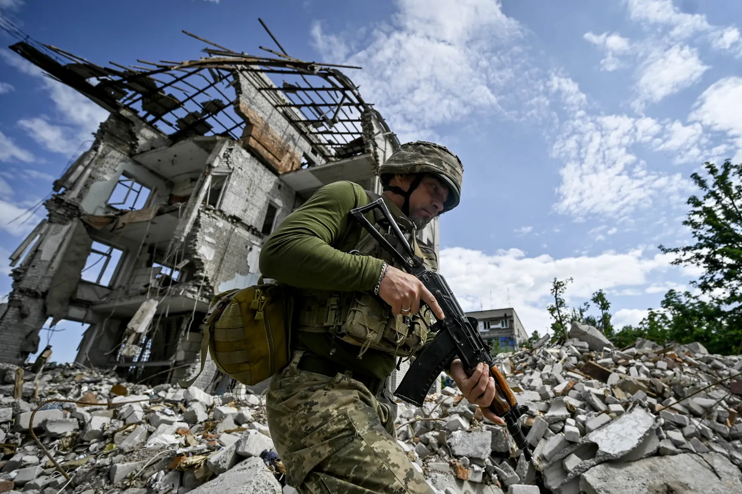 Ukraina kaitseväelased Zaporižžja oblastis.