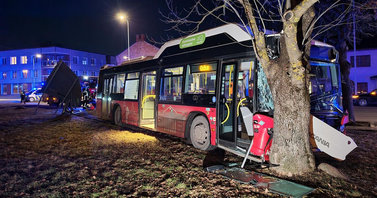 Terviserikke tõttu õnnetusse sattunud bussijuht on haiglas, samuti kaks reisijat (2)