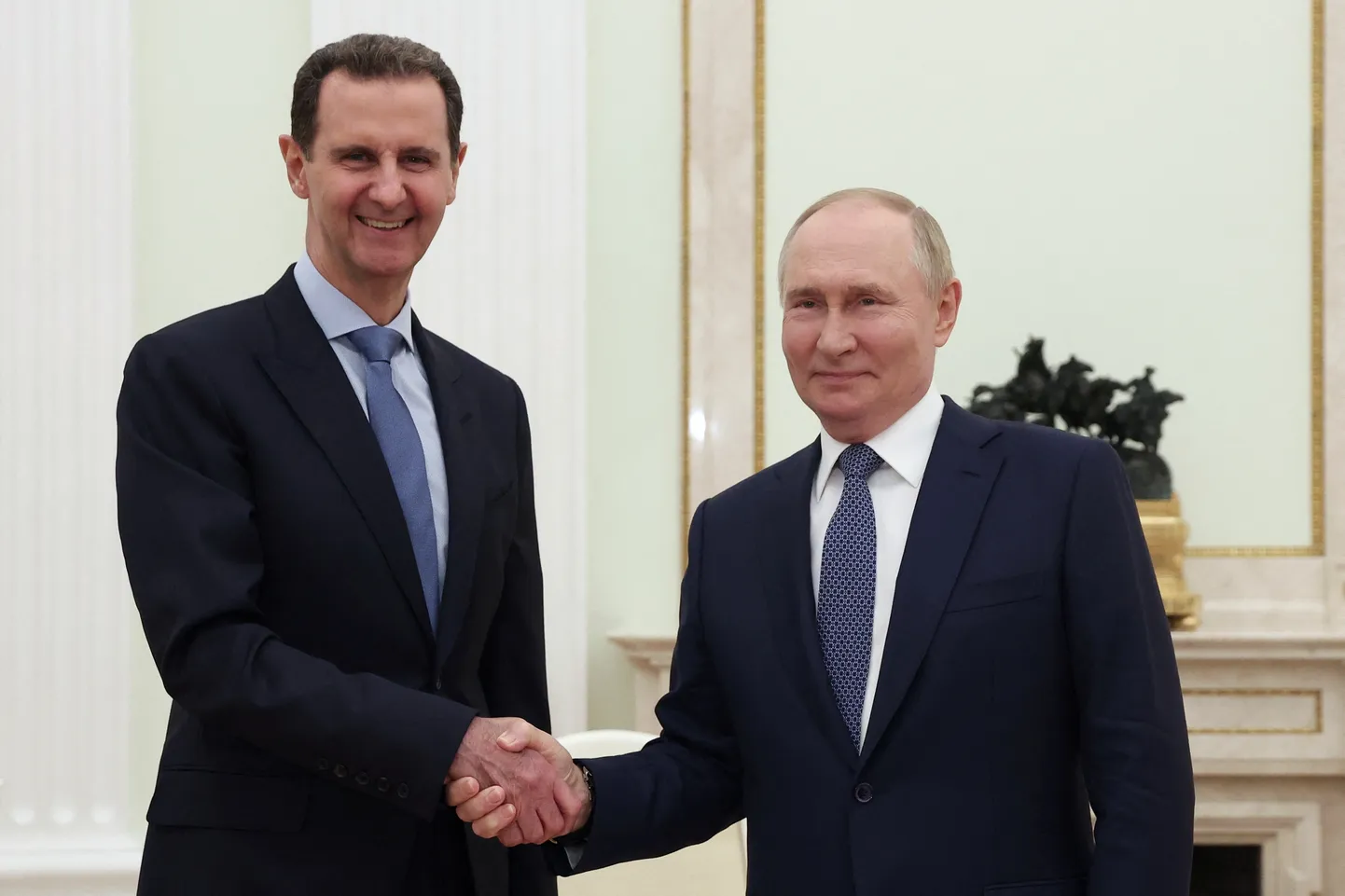 Süüria kukutatud president Bashar al-Assad ja Venemaa president Vladimir Putin.