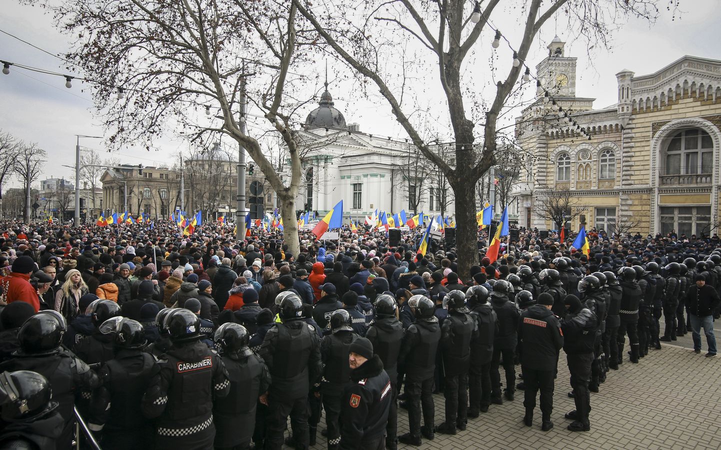 Meeleavaldus Moldova pealinnas Chișinăus 28. veebruaril 2023.