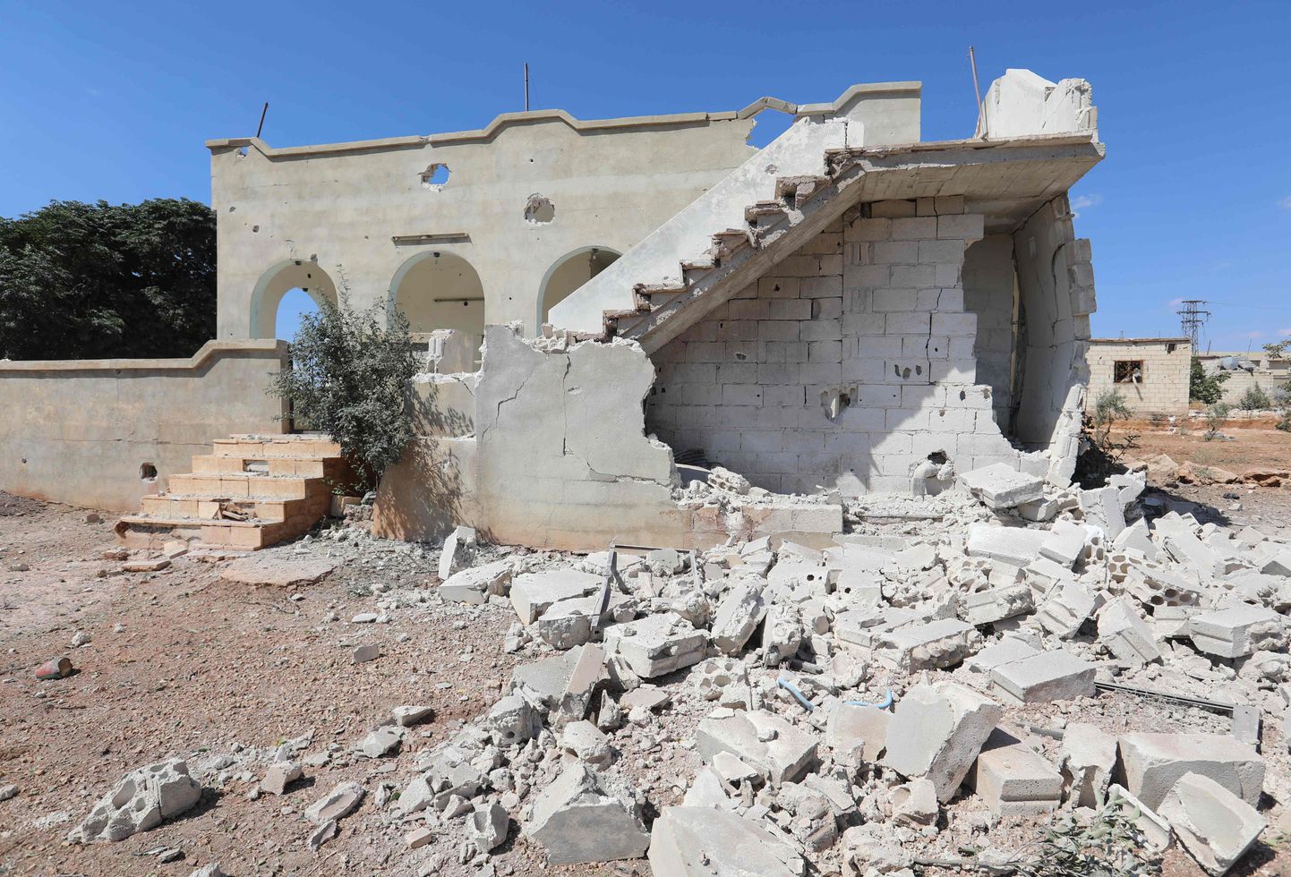 Purustatud maja Idlibi provintsis.